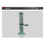 Lift Oil Buffer With Spring Elevator Safety Parts 275 Mm Plunger Stroke for sale