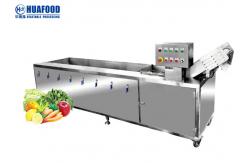 China Ozone Disinfect Bubble 1T/H Fruit And Vegetable Washing Machine supplier