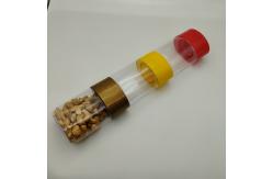 China Different Shape PET Easy Open Jar Stackable Screw Lid Airtight For Nuts supplier
