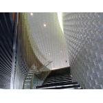 SGS Indoor Office Wall Tiling Leaded Wavy Pattern K9 Glass for sale