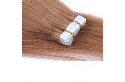 China 100 Human Hair Tape In Extensions , Tape Weft Hair Extensions No Shedding supplier