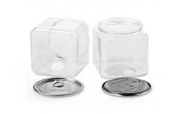 China Square PET Tube Packaging , Easy Open Clear Plastic Packaging Tubes supplier