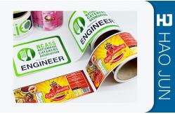 China Matt Black Paper Custom Adhesive Stickers With CMYK Printing ,Shape OEM supplier