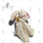Huggable Stuffed Square Bad Bunny Navy Plush Comforter PP Cotton Loveable 26.5cm for sale