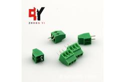 China 2-24 Poles 150V 7A Screw Terminal Block HQ128-2.54 Mm Pitch supplier