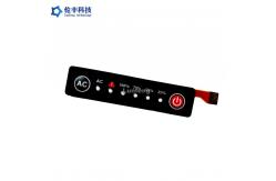 China Polyester LED Membrane Switch , Flexible Circuit Custom Membrane Keypad supplier