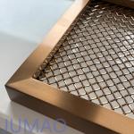 Architectural Screens Room Dividers Of Decorative Wire Mesh and Interior Decoration for sale