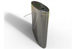 China RS485 304 Stainless Steel Facial Recognition Flap Gate Barrier supplier
