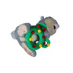 Customized Bunny Plush Toy , 30CM Height Christmas Cute Rabbit Plush