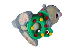 China Customized Bunny Plush Toy , 30CM Height Christmas Cute Rabbit Plush supplier