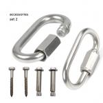 304 Stainless Steel Swing Hanger Hook Heavy Duty Hammock Chair Ceiling Hook
