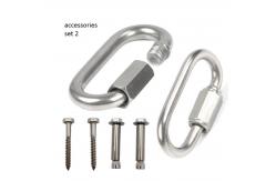 China 304 Stainless Steel Swing Hanger Hook Heavy Duty Hammock Chair Ceiling Hook supplier