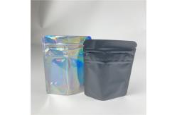 China Hologram Plastic Pouches Packaging Stand Up Zipper Bag Childproof supplier