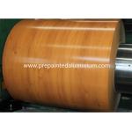 Alumium Alloy 3105 H24 Wooden Pattern PPAL Color Coated Aluminum Coil Pre-Painted Aluminium For Roofing And Wall for sale