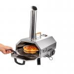 12 Inch Wood Fired Pizza Oven Automatic Rotating Outdoor Pizza Oven For Backyard Camping for sale