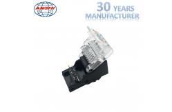 China Ivory Cat5e RJ45 Punch Down Jack / ABS Toolless Keystone Jack Gold Plating supplier