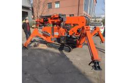 China Mini Electric And Diesel Mobile Lifting Crawler Spider Crane 5T 8T Telescopic Boom supplier