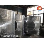 Duplex Alloy Steel Reducer Tee ASTM A815 WP  WX S32750  Sewage Treatment Pipeline
