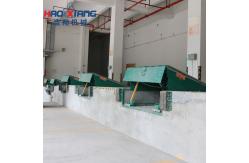 China Hydraulic Dock Leveler Load And Unload Goods Green 220V supplier