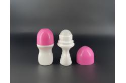 China Mini 20ml Plastic Empty Roll On Bottle Hot Stamping supplier