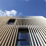2mm Aluminum Sun Shade Louvers Rectangular Shaped White Color for sale