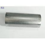 Micro Metal Mesh Perforated Filter Tube High Strength Customized Hole for sale