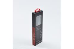 China Luxury Paper Packaging Custom Usb Cable Plastic Window Paper Box with Handle supplier