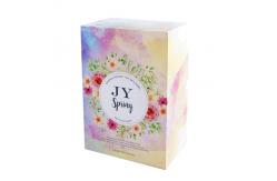 China Floweral 2mm Rigid Cardboard Gift Boxes With Lids CMYK Printing supplier