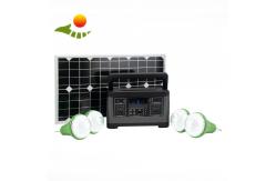 China ABS OEM Portable Solar Panel Kit With Battery And Inverter supplier