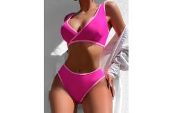 China Fashionable Bikini with Striped Pattern for Stylish B2B Buyers supplier