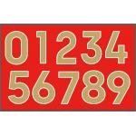 Customized Durable Heat Press Names And Numbers For jerseys uniforms for sale