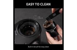 China Small Flat Burr Coffee Grinder 240g 16 Setting Espresso French Press Coffee Grinder supplier