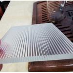 3mm-15mm Polished Edge Customized Patterned Glass for Office and Windows