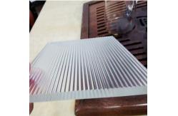 China 3mm-15mm Polished Edge Customized Patterned Glass for Office and Windows supplier