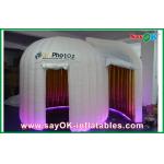 Wedding Photo Booth Hire 4 X 3 X 2.5m Inflatable Photo Booth Gold Inside White Outside Waterproof for sale