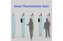 China High Accuracy Walk Through Metal Detector Human Body Temperature Measurement Scanner supplier