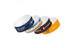 China Custom Printed Paper Event Wristbands for Corporate Functions supplier