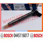 hot sale 100% new common rail injector diesel fuel injector 0445116017 0445116018 0986435420 For Kia 33800-2F000 for sale