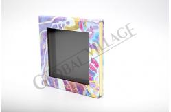 China Single Open Blank Makeup Palette Empty Magnetic Customized C2S Paper supplier