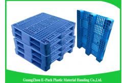 China Single Faced Steel Reinforced Rackable Plastic Pallets 1300*1100*160mm supplier