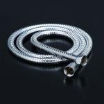 Stainless Steel 304 Flexible Hoses Chrome Plated Spiral Metal Brass Handheld Shower Hose for sale
