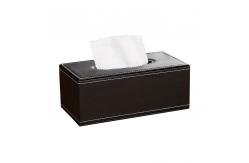 China PU Leather Anti Moisture Rectangular Napkin Tissue Box Household Storage Organization supplier