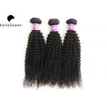Curly Wave Natutral Black Grade 7A  Virgin Hair Brazilain Human Hair Extension for sale