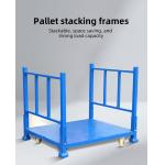 Warehouse Storage Pallet Stackable Metal Racks Heavy Duty Pallet Stacking Frames