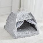 Cat'S Nest Teepee Cat House Semi Enclosed Pet Bed Four Season Dog'S Nest Villa Removable And Washable for sale