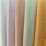 830gsm Tartan Chenille Polyester Tweed Wool Fabric Lady Overcoat Material for sale