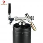3.8L SS304 Pressurized Mini Keg , FDA Portable Beer Tap System
