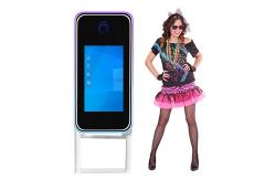 China Party Selfie Mirror Photo Booth Touch Screen Magical Mirror With Photo supplier