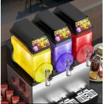 Three Tank Ice R404A Granita Slush Machine High Speed for sale