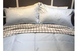 China Embroidered Modern Bedding Sets 4Pcs Logo Customized With Different Size supplier
